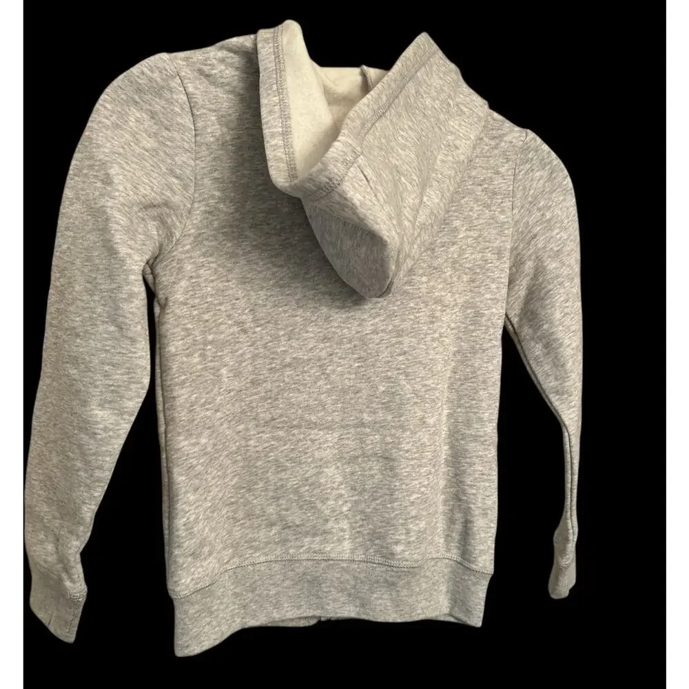 French Toast Boys Sweater Ful Zip Fleece Hoody Gray Size Medium 7/8‎
